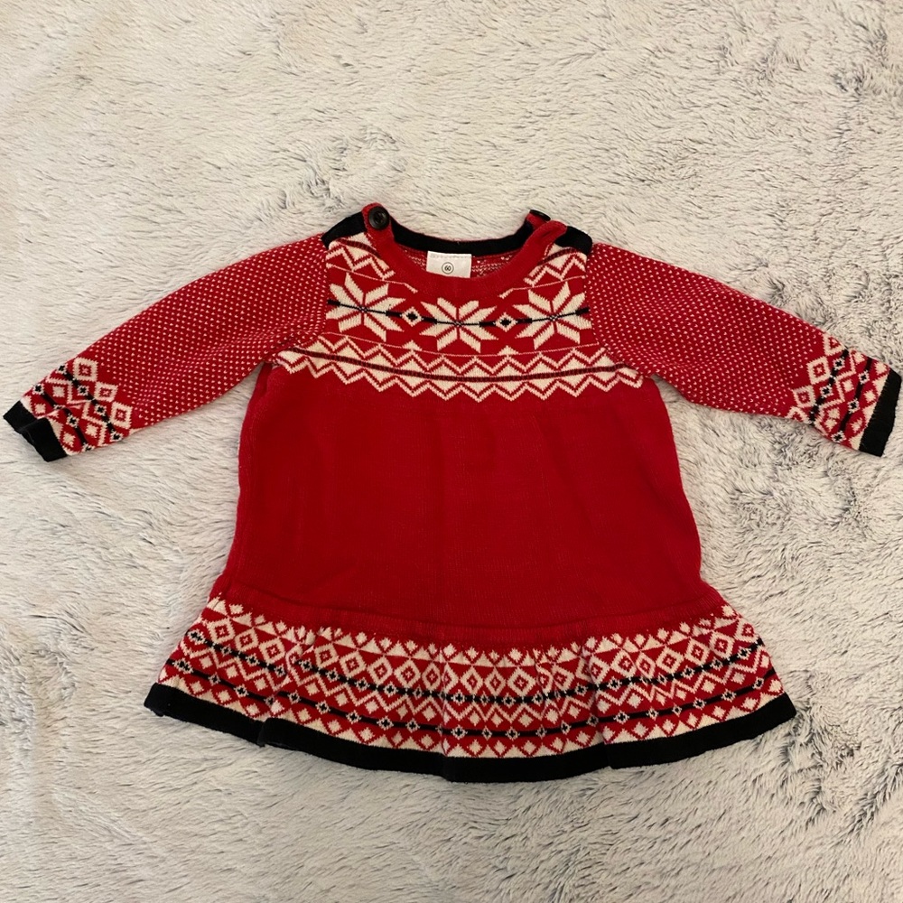 Hanna Andersson Holiday sweater dress
